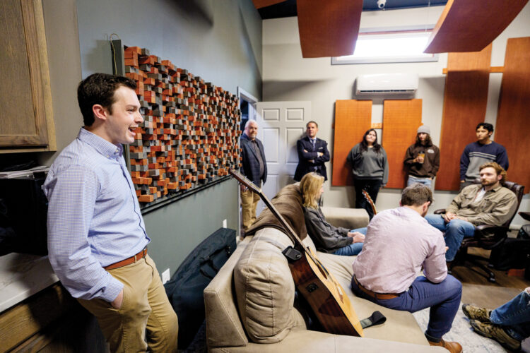 Alum turning up volume in music business